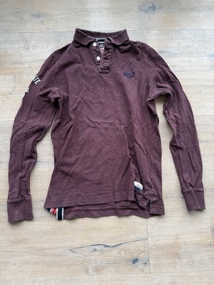 Superdry Polo Gr. XL, bordeaux