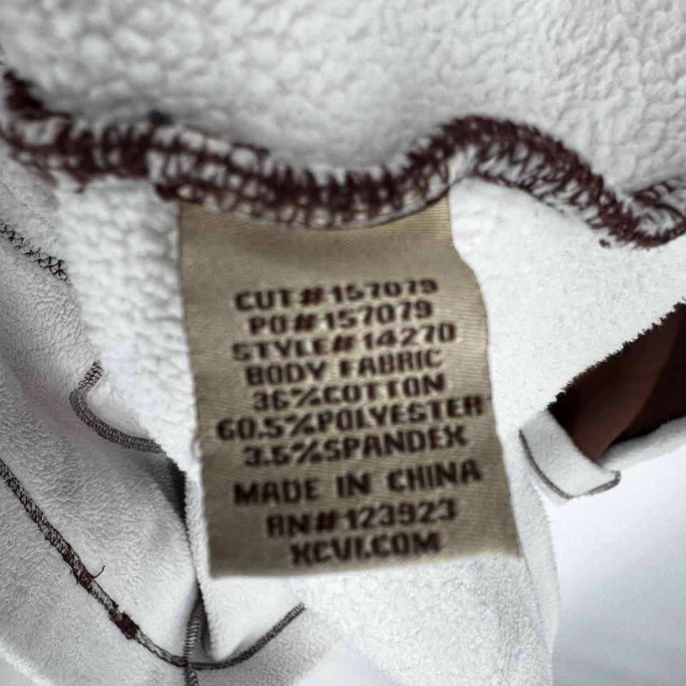 XCVI jacket womens XS brown white arlo fleece oversized relaxed boho bohemian - Image 4 of 4