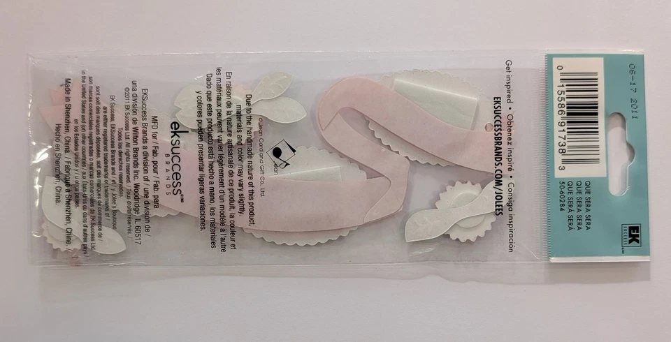 SUPER RARE Jolee's Que Sera Sera Scrapbooking Title Stickers - Image 2 of 2