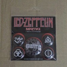 Led Zeppelin Badge Pack - Lot de badges/pins, badges Led Zeppelin en pack
