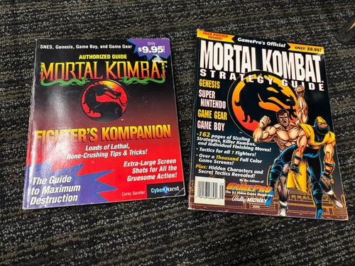 Mortal Kombat Gamepro Strategy Guide w/ POSTER & Fighter’s Kompanion!