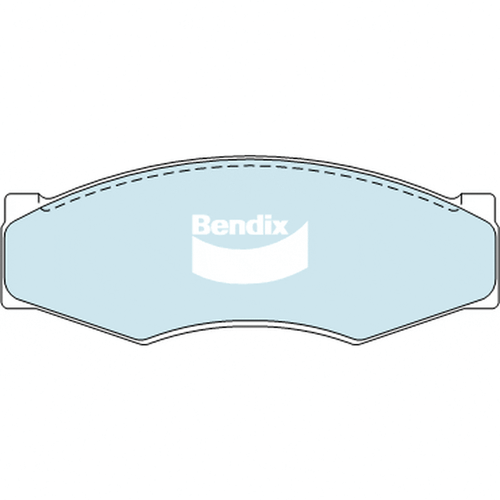 Bendix 4x4 Brake Pad Set Front DB340 -4WD - Picture 3 of 3