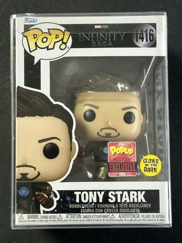 Infinity Saga Tony Stark Funko Pop #1416 2024 Popup Confest Exclusive