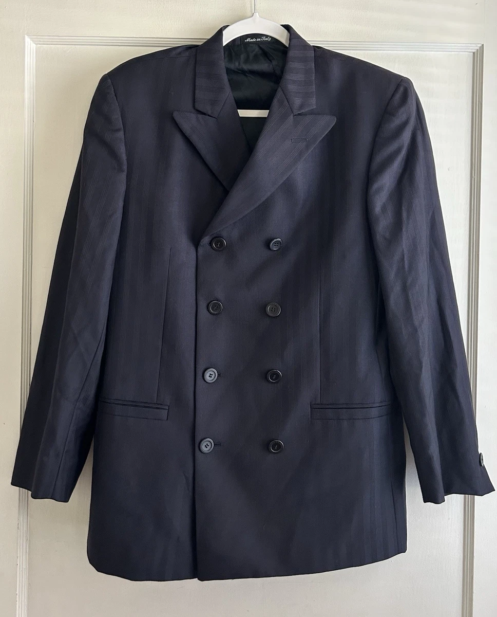 Versace Blue Double-Breasted Suits & Blazers for Men for sale | eBay