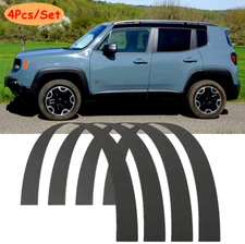 4PCS Fender Flares Extended Flexible Wide Wheel Arch Body Kit For Jeep Renegade