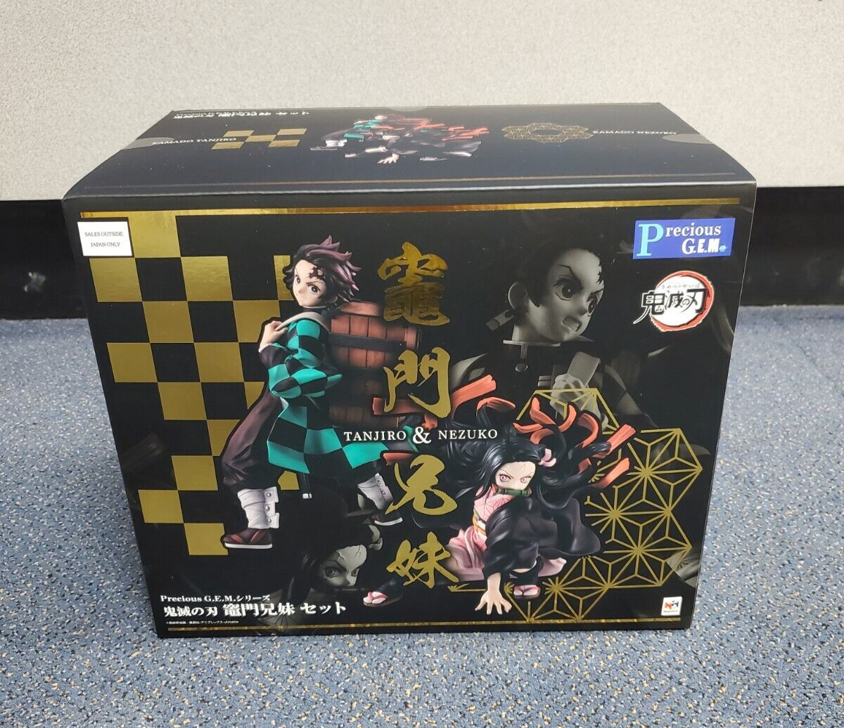 Tanjiro & Nezuko Kamado Siblings Precious G.E.M Figure - Demon Slayer:  Kimetsu No Yaiba - IGN Store