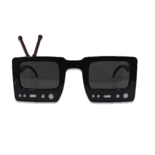 TV Sunglasses Retro Halloween Accessory Novelty Giant Shape Party