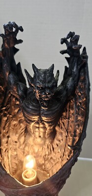 Gothic GARGOYLE Devil Dark Shadows Night Light Lamp Decor