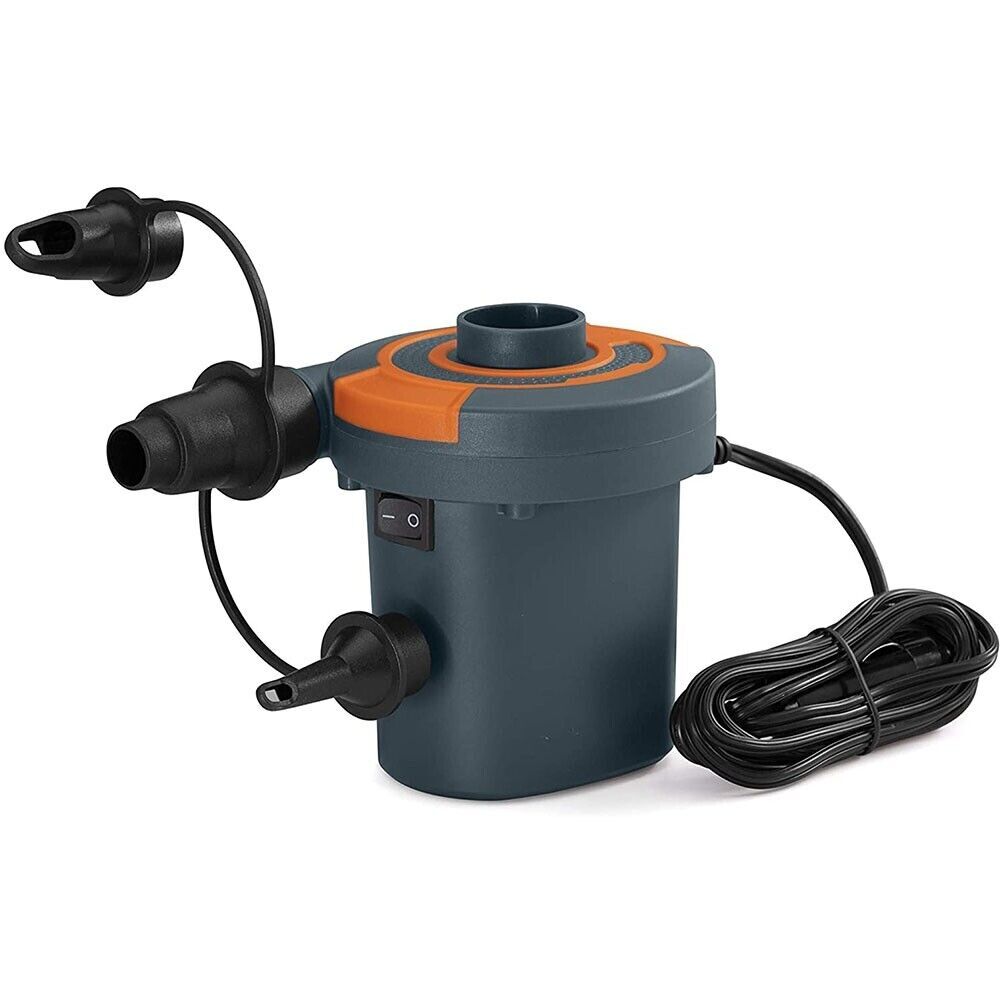 Pompa Elettrica Summit 3 In 1 – Gonfiatore A Batteria, 12V Auto E 240V Per Materassini