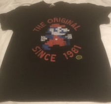 Super Mario The Original Since 1981 Nintendo Adult Large T-Shirt
