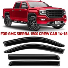 Rain Guards Vent Visors Shade for 2014-2018 GMC Sierra 1500 Crew Cab