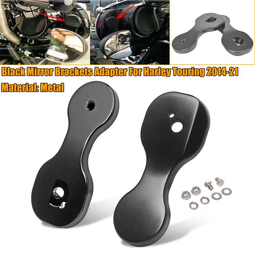 Rearview Mirror Relocation Extension Adapter For Harley Touring Tri Glide 14-21 - Bild 12 von 22