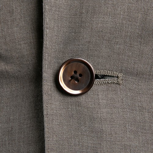 NWT $3250 PATRICK HELLMANN Pure Wool Super 100'S Suit Beige-Gray 36US/46IT LONG - Picture 16 of 24