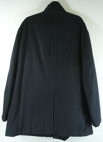 NEW EMPORIO ARMANI single-breasted coat in Navy Size 58 #C1624 - Picture 6 of 9