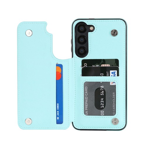 Luxury Grid Leather Credit Card Slots Wallet Case For Samsung Galaxy S23 A73 A53 - Picture 25 of 57