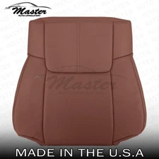 2006 - 2010 Fits Jeep Commander Driver Top Brown Leather Seat Cover, Perforated