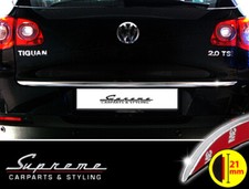 3M Cromatura Striscia Decorativa Paracolpi Posteriore Per VW Tiguan 5N 2007-11