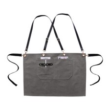 Canvas Half Aprons Strap Barista Manicure Gardener Baking Drawing Work Wear Home