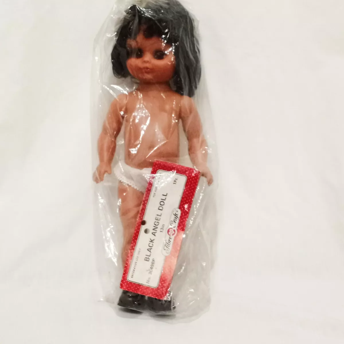 Black Angel Doll Fibre Craft 13