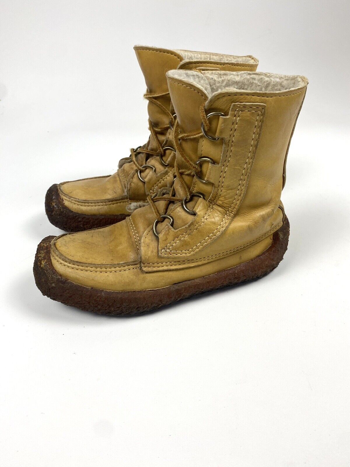 Vtg 70s Mukluks Winter Boots Mauricienne Quebec L… - image 3