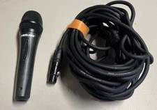 PROLINE 3 PIN VOCAL MICROPHONE ON & OFF SWITCH w/ Lyx Pro Quad Series Cable