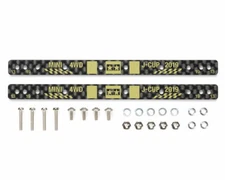 2019 Tamiya Mini4WD 95123 Carbon Plate HG 1.5mm 13/19 J-Cup (2pcs) Model Making