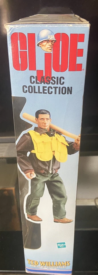 1999 Hasbro GI Joe Classic Ted Williams piloto de caça de guerra coreano - lacrado - Imagem 3 de 4