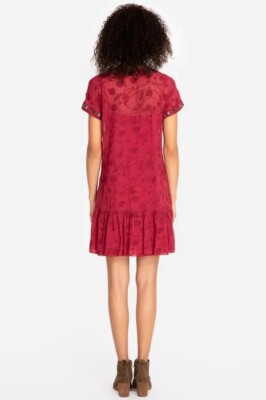 knee length dresses for ladies Jade Green Floral Dress - Satin Mini Dress