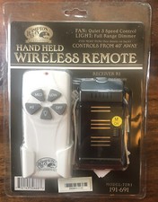 Hampton Bay Hand Held Wireless Remote 191-691 Transmitter and T2 Receiver R1 NIB