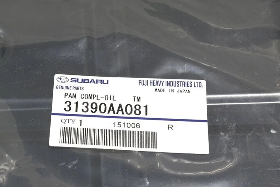 1999-2013 Subaru Forester Impreza Legacy bandeja de óleo de transmissão fabricante de equipamento original novo 31390aa081 - Imagem 3 de 3