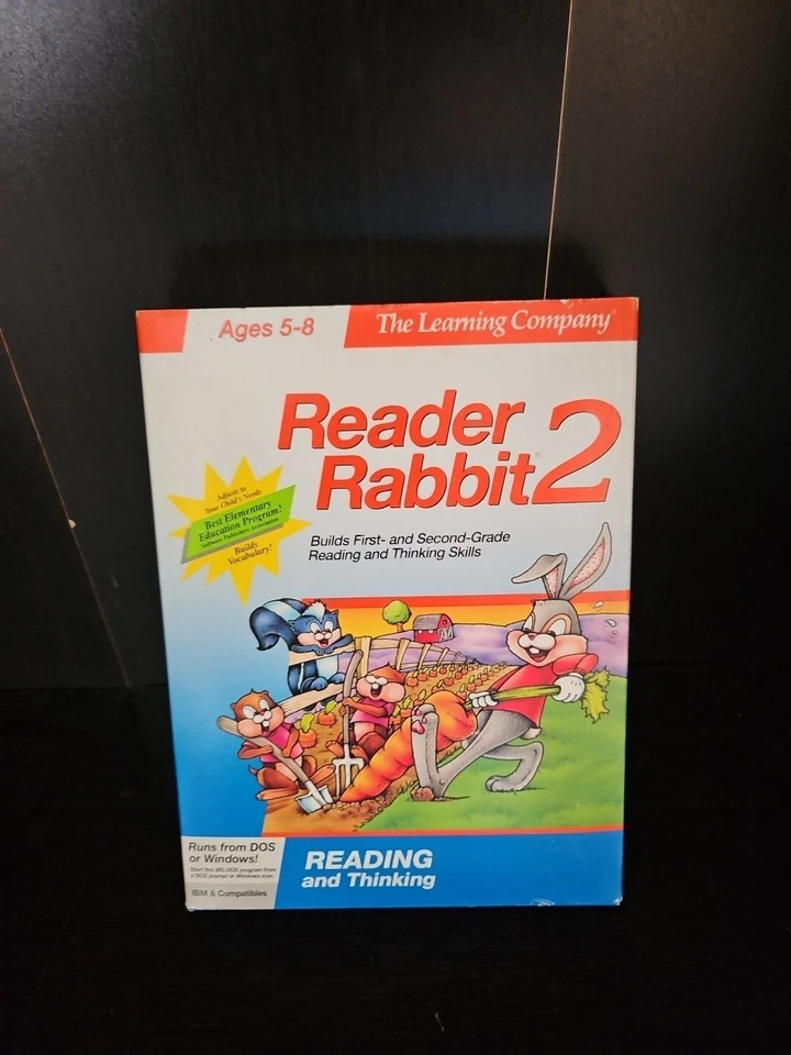 Reader Rabbit 2;IBM,Tandy & compatibles DOS program disc Learning Company Trl8#5 - Image 3 of 4
