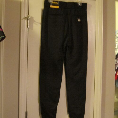 NEW MEN'S WILSON SPORTING GOODS BLACK WILDRI ATHLETIC PANTS MED NWT - 第 2/3 張圖片