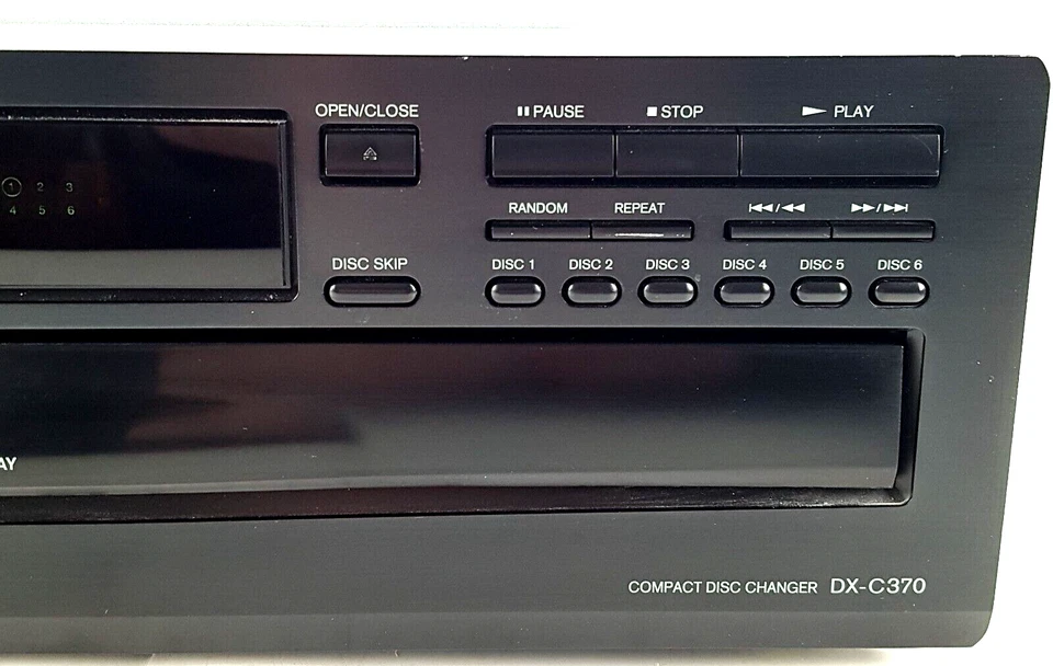 Onkyo DX-C370 6 Disc CD Changer Carousel Rotary Compact Disc Player With Manual - Image 4 of 4