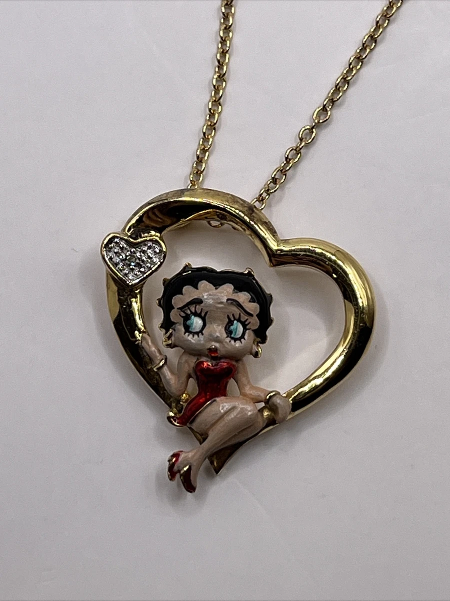 Betty boop shop gold necklace