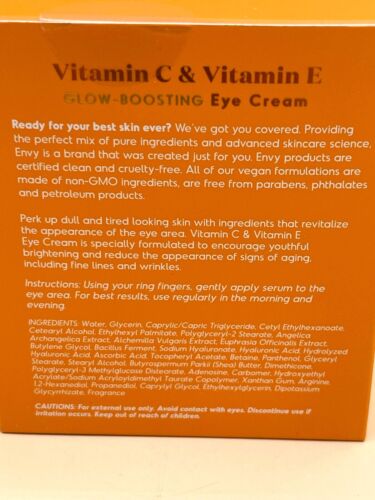 ENVY Vitamin C/Vitamin E leuchtende Augencreme 1 fl. Oz. - Bild 4 von 6