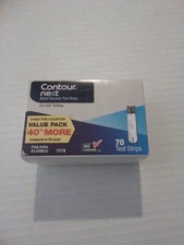 Contour Next 7278 Blood Glucose Test Strips 70 Count Exp 10/26