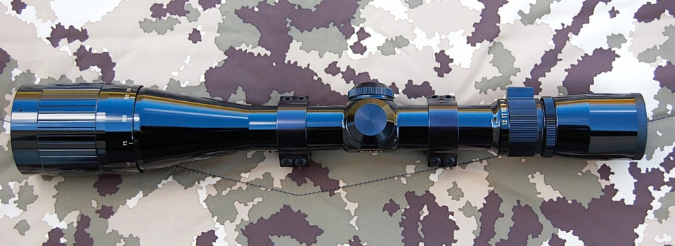 Mira para rifle Nikon Pre-Monarch UCC 4-12x40 AO 1" tubo retícula dúplex brillo Japón Foto 4 de 4