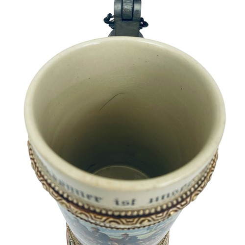 Dumler & Breiden Pre WWI Regimental Stein 74th Field Artillery Torgau Germany - Imagen 21 de 24