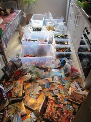 Große Lego Sammlung über 40 Kg. Ninjago,City,Marvel vieles mehr. - Bild 1 von 4