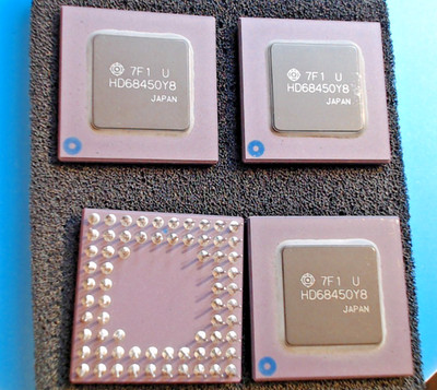 Lot of 4 Hitachi HD68450Y8 68450 DMA Controller 8MHz PGA-68 Japan NOS