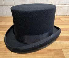 Vintage Top Hat Black Christy’s of London Boxed 57cm Excellent Condition Ex Hire