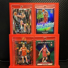 Panini 2024-25 NBA Reed Sheppard Rockets Rookie 4-Card Lot Optic Select