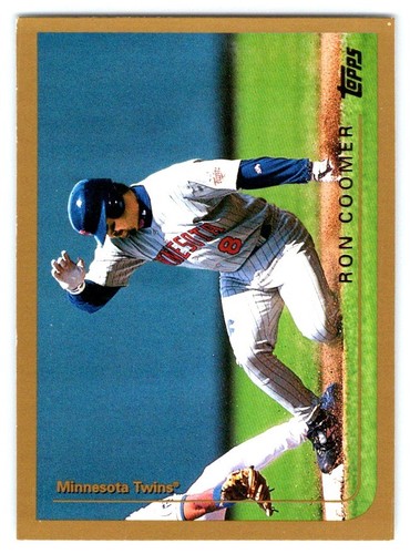 1999 Topps Chrome Ron Coomer #344 Refractors Minnesota Twins