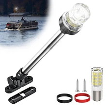 12 Inches Bimini Light for Pontoon Boat, Pontoon Navigation Lights Anchor Lig...