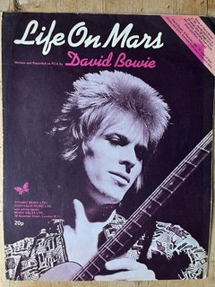 Life on Mars David Bowie original sheet music rare