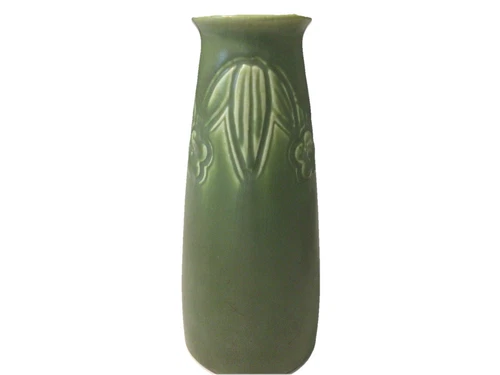 ROOKWOOD ART POTTERY VASE # 2108  DATED 1921  Matte Green 6 1/4 Inches
