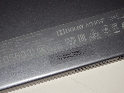 Lenovo Yoga Book Android - Intel Z85500, 4GB Ram, 64 GB eMMC, 10,1" - Teildefekt - Afbeelding 12 van 12
