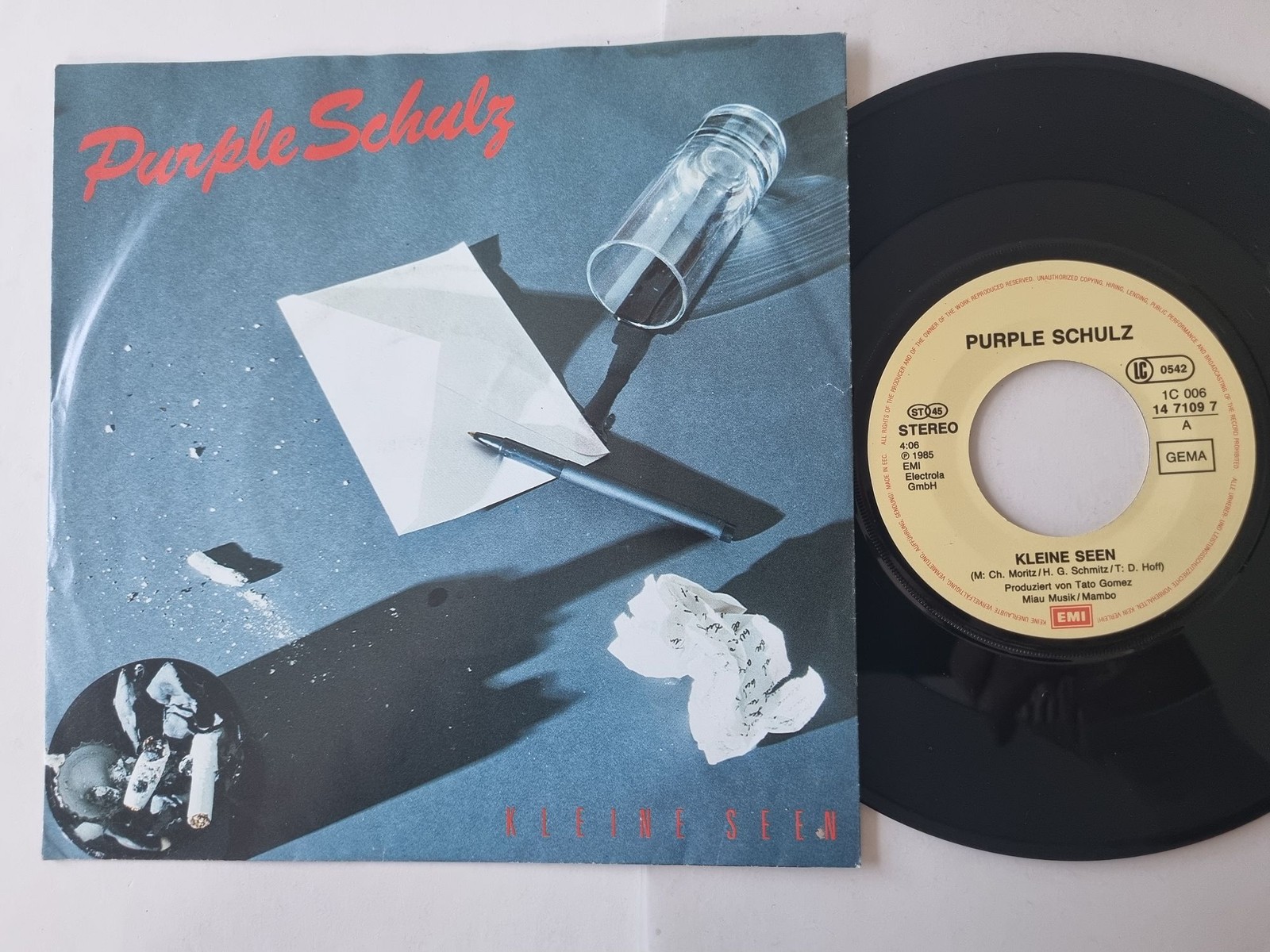Purple Schulz - Kleine Seen 7'' Vinyl Germany
