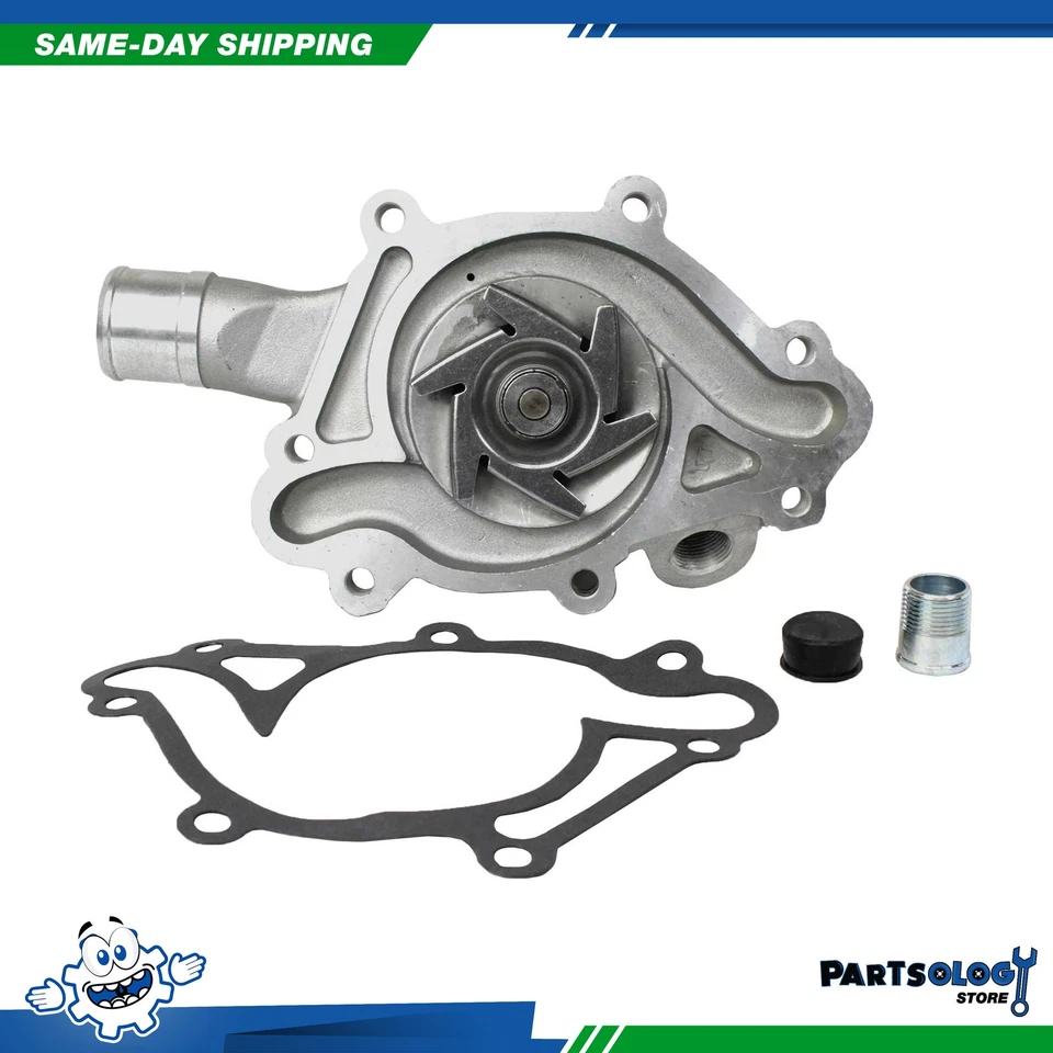 DNJ WP1142 水泵 适用于 1992 道奇 Dakota B150 B250 3.9L V6 V8 OHV 12v 16v — 第 2/2 张图片