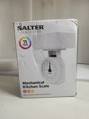 Salter kompakte mechanische Küchenwaage - weiß (b30)